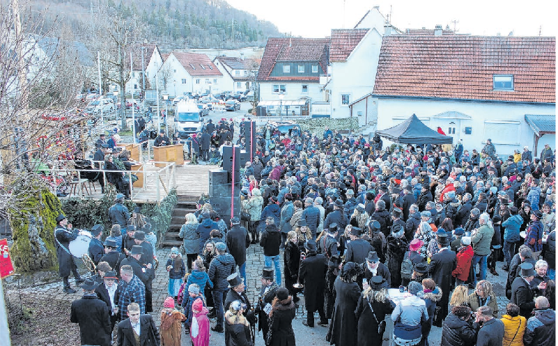 Das Fasnetsspiel in Burladingen ist seit Jahrzehnten ein Publikumsmagnet.