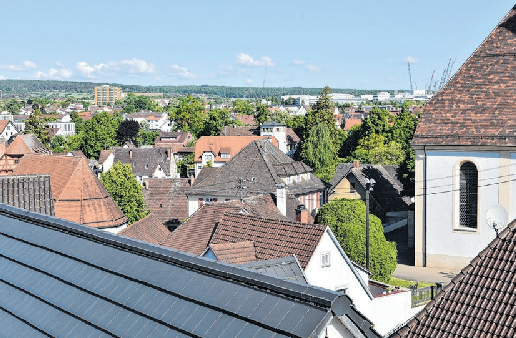 Der herrliche Ausblick aus einer der oberen Wohnungen.