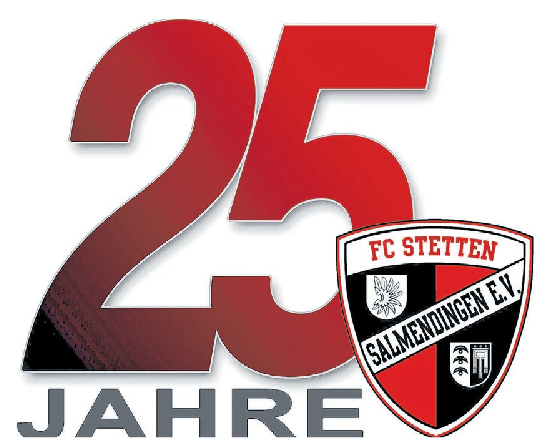 Das eigens kreierte Logo zum 25-jährigen Jubiläum des FC Stetten-Salmendingen e. V., das nun groß gefeiert wird.
