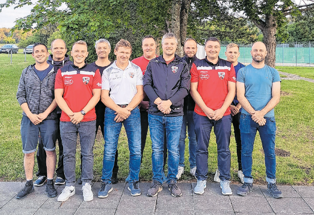 Die Vorstandschaft des FC Stetten/Salmendingen e. V. freut sich auf das Jubiläumswochenende.