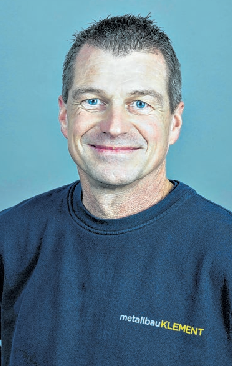 Roland Klement, Geschäftsführer von Klement Metallbau und stellv. Obermeister der Metall-Innung.