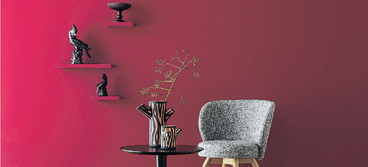 Mut zur Farbe! Ob Rot, Violett oder Grün - mit ein bisschen Farbe erstrahlt das Zuhause. Archivbilder: djd/Schöner Wohnen Farbe