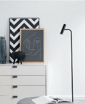 Die passenden Bilder und Kunstdrucke unterstreichen den Look.