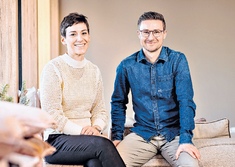 Anja und Daniel Attinger von „Attinger Raumausstattung“.