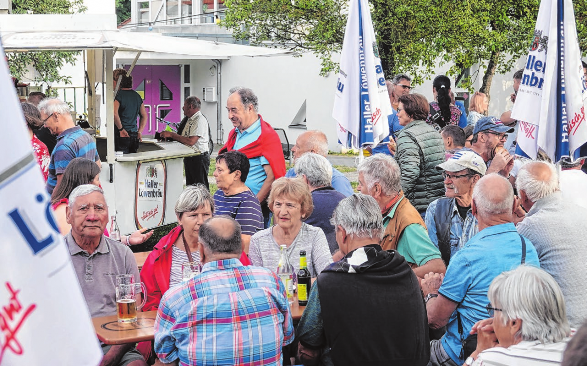 ... oder mal wieder ein Schwätzchen mit den Nachbarn zu halten...