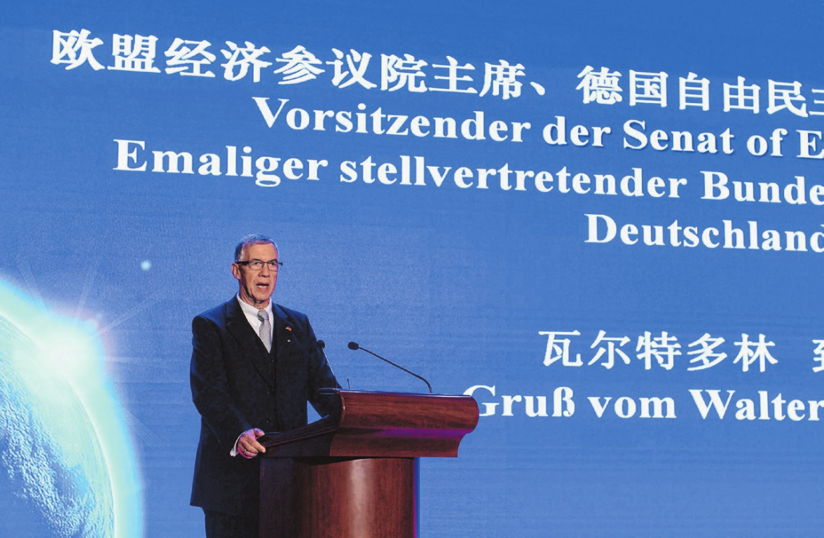 Walter Döring, Chef der Akademie Deutscher Weltmarktführer, hält nichts von der Entkopplung der deutschen und chinesischen Wirtschaft. Foto: ADWM