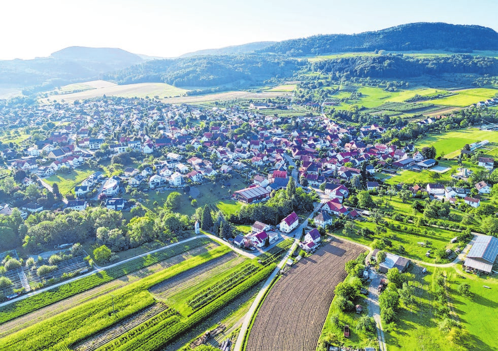 Idyllisch am Fuße der Schwäbischen Alb liegt die Gemeinde Schlat.