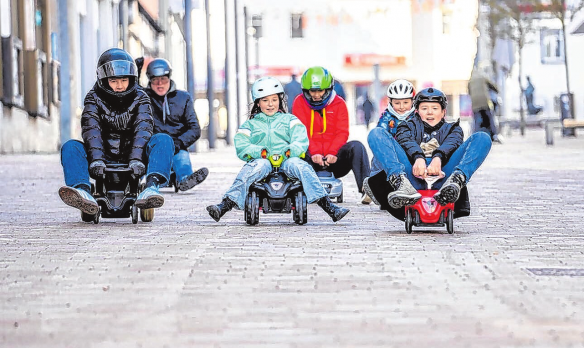Die Bobbycar-Rennen starten in unterschiedlichen Altersklassen. Foto: Stadt Albstadt