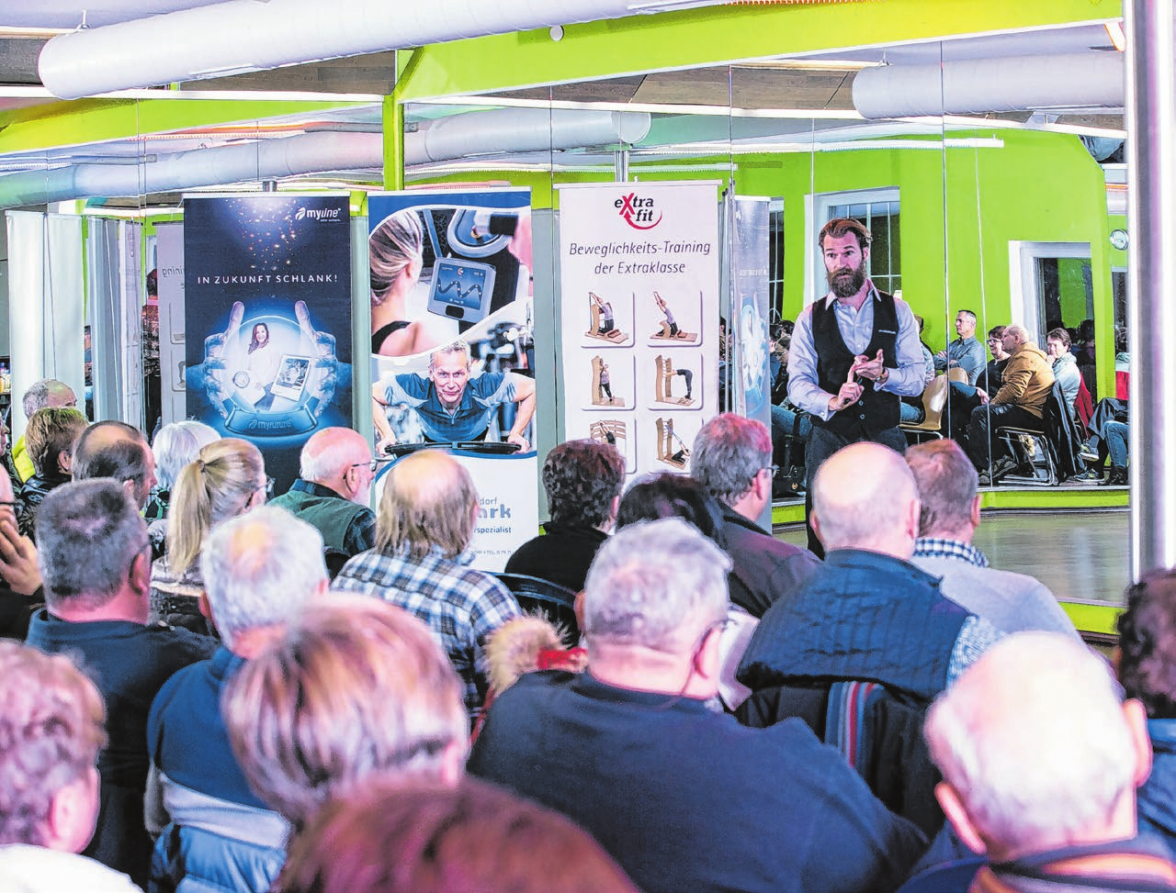 In den monatlichen Trainingssteuerungs-Seminaren wird das betreute Muskeltraining im Sportpark Gaildorf theoretisch, aber auch praktisch vermittelt.