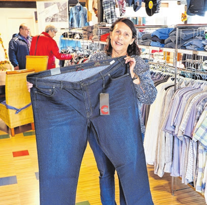 Bei Jeans in Raibach gibt es Mode auch in Übergrößen. ARCHIVFOTO: UFUK ARSLAN