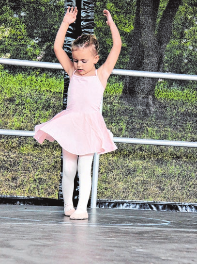 Eine kleine prima Ballerina.