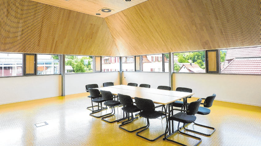 Der großzügige Sozialraum bietet viel Platz für Veranstaltungen und gemeinsame Aktivitäten.