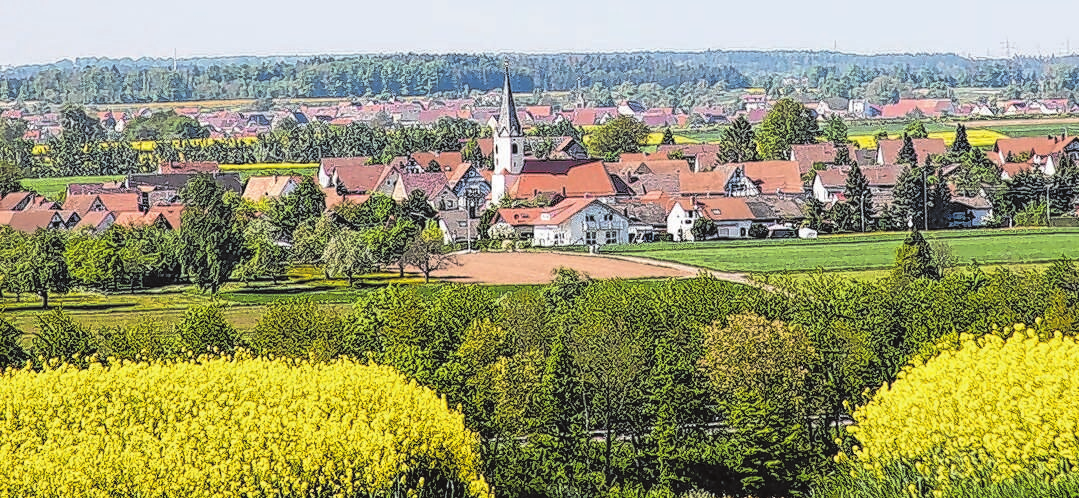 Ortsansicht von Rohrdorf.