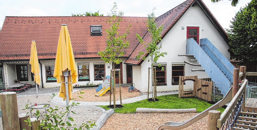 Der Kindergarten in Weitingen. Fotos: Hermann Nesch