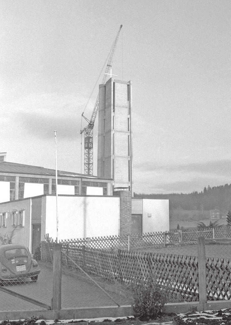 13.12.1978 Am Sonntag: Turmweihe der Erlöserkirche