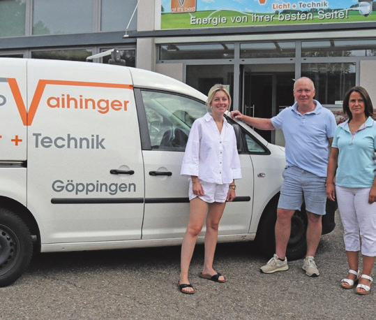 Markus Vahinger, seine Tochter Marie und das Team ist für die Kunden da.