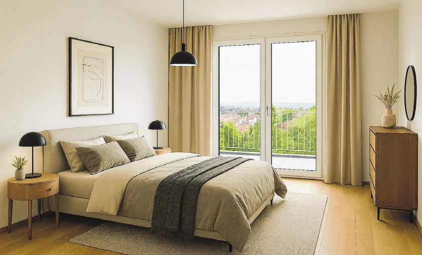 Behaglich wohnen mit herrlichem Ausblick.