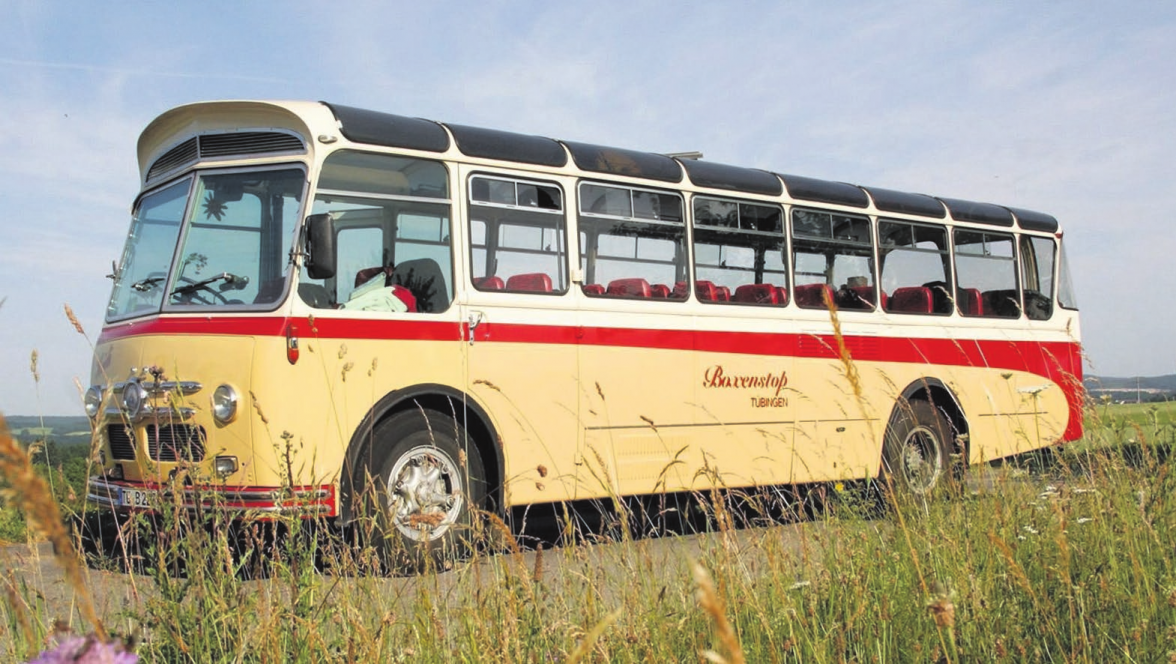 Eine Fahrt mit Oldtimerbus „Heidi“ von 1962 entschleunigt und erinnert an einen Ausflug wie einst in der guten alten Zeit. Foto: Boxenstop