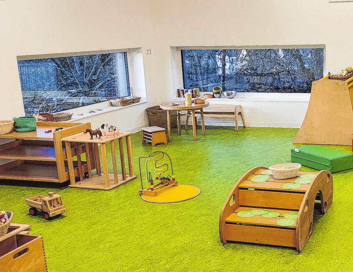 Ein Highlight: die Panoramafenster auf Kinderaugenhöhe.