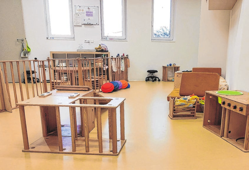 Nachhaltig: Spielgeräte aus Holz.