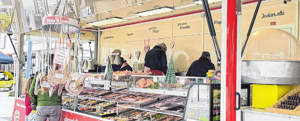 Für alle, die es gern süß mögen, bietet der Stand auf dem Apfelfest ein kleines El Dorado.