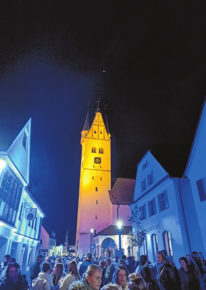 Strahlende Gebäude.