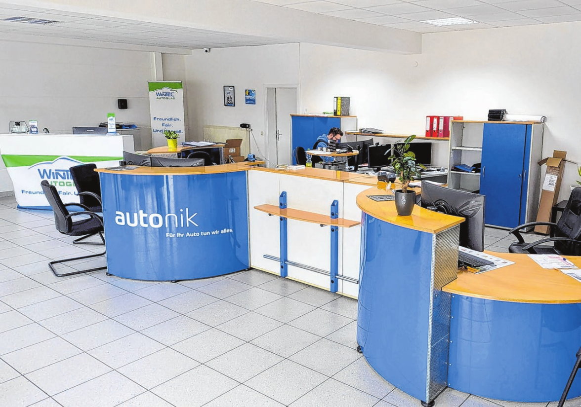 Eingangsbereich und Werkstatt wurden umfassend renoviert.