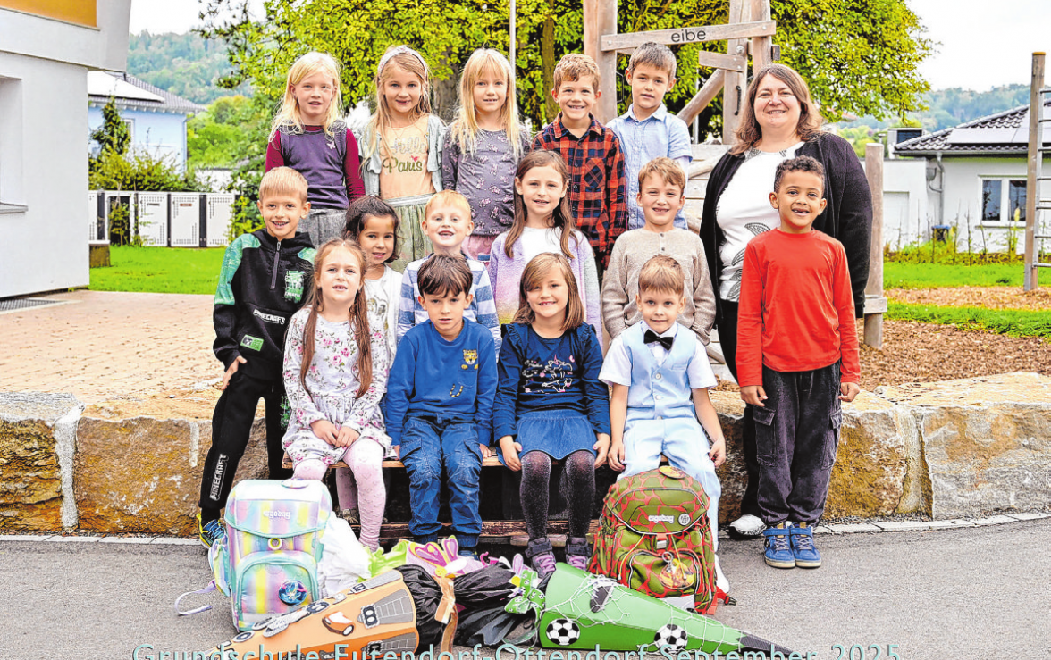 Grundschule Eutendorf-Ottendorf, Klasse 1b Klassenlehrerin: Oksana Shundriy-Diehm Foto: Top Fotografie
