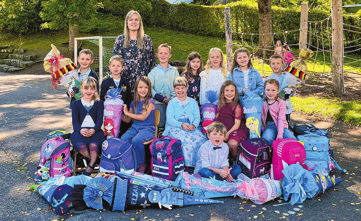 Sonnenschule Untergröningen, Klasse 1 Klassenlehrerin: Angelika Musold Foto: Schule (privat)