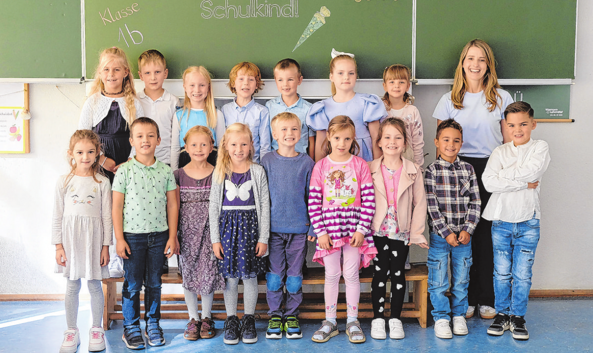 Heinrich-Prescher-Schule Gschwend, Klasse 1b Klassenlehrerin: Marissa Elser Foto: Top Fotografie