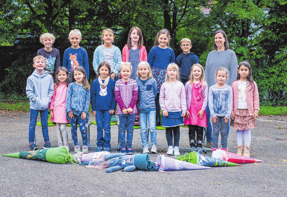 Breit-Eich-Grundschule Schwäbisch Hall, Außenstelle Gailenkirchen, Klasse 1c Klassenlehrerin: Anne Shira Foto: Patricia Malak Photography