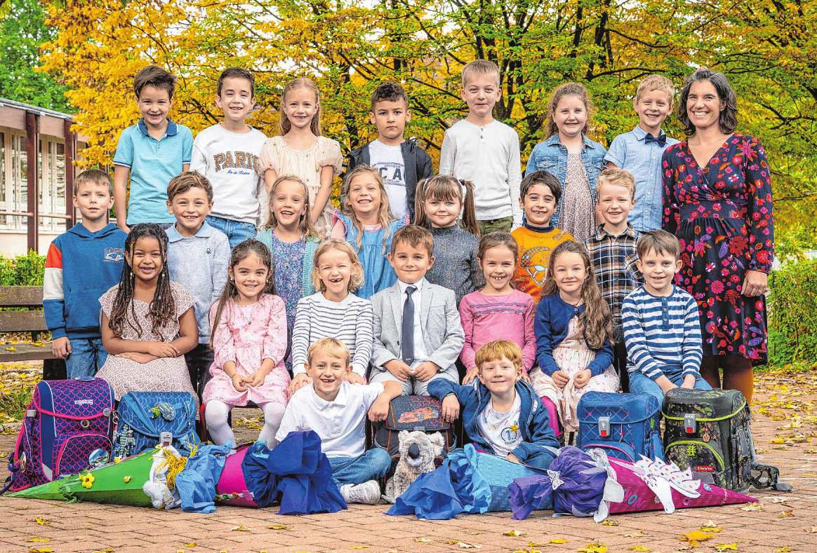 Grundschule Rosengarten-Westheim, Klasse 1b Klassenlehrerin: Carolin Rosenberger Foto: Foto Bergander