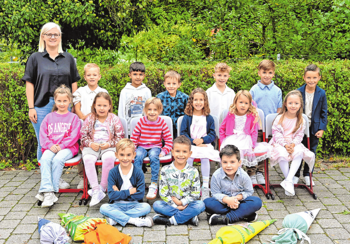 Grundschule Michelbach/Bilz, Klasse 1b Klassenlehrerin: Melissa Ammon Foto: Top-Fotografie Rau