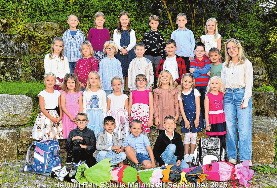 Helmut-Rau-Schule Mainhardt, Klasse la Klassenlehrerin: Sina Geßler Foto: Top-Fotografie Rau