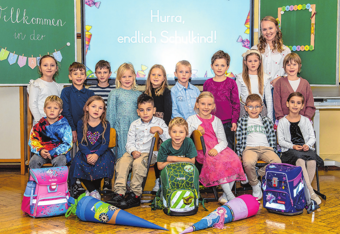 Grundschule Bibersfeld Klasse 1b Klassenlehrerin: Paula Gulich Foto: Ulmer Fotografie