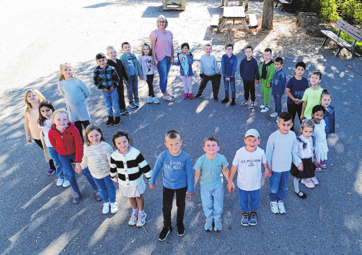Reußenbergschule Crailsheim, Klasse 1a, Klassenlehrerin: Mirjam Burgbacher Foto: privat