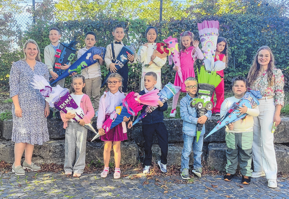 Sprachheilschule Crailsheim, Klasse 1a, Klassenlehrerin: Hannah Kranz Foto: Daniela Ohr