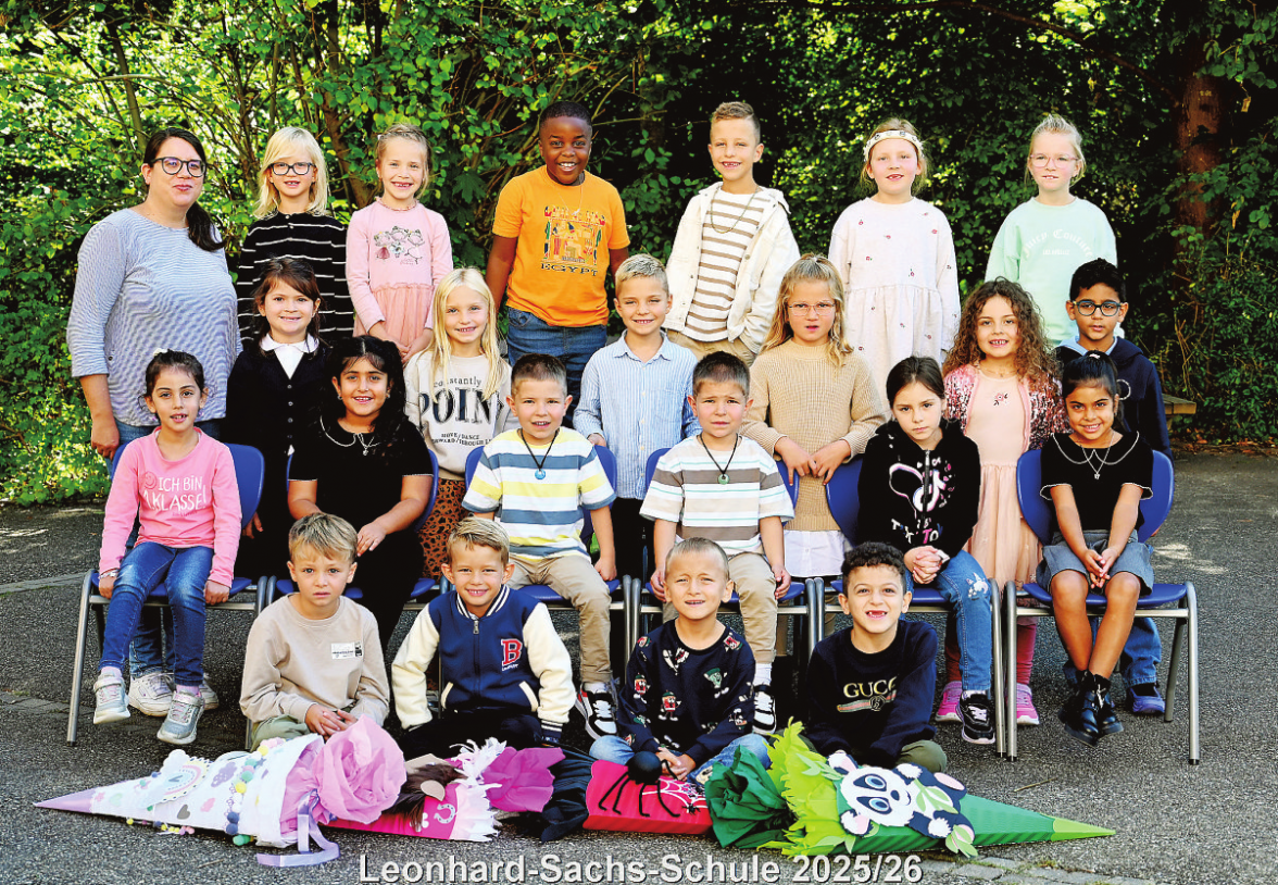 Leonhard-Sachs-Gemeinschaftsschule Crailsheim, Klasse 1c, Klassenlehrerin: Lena Dittes Foto: Top-Fotografie