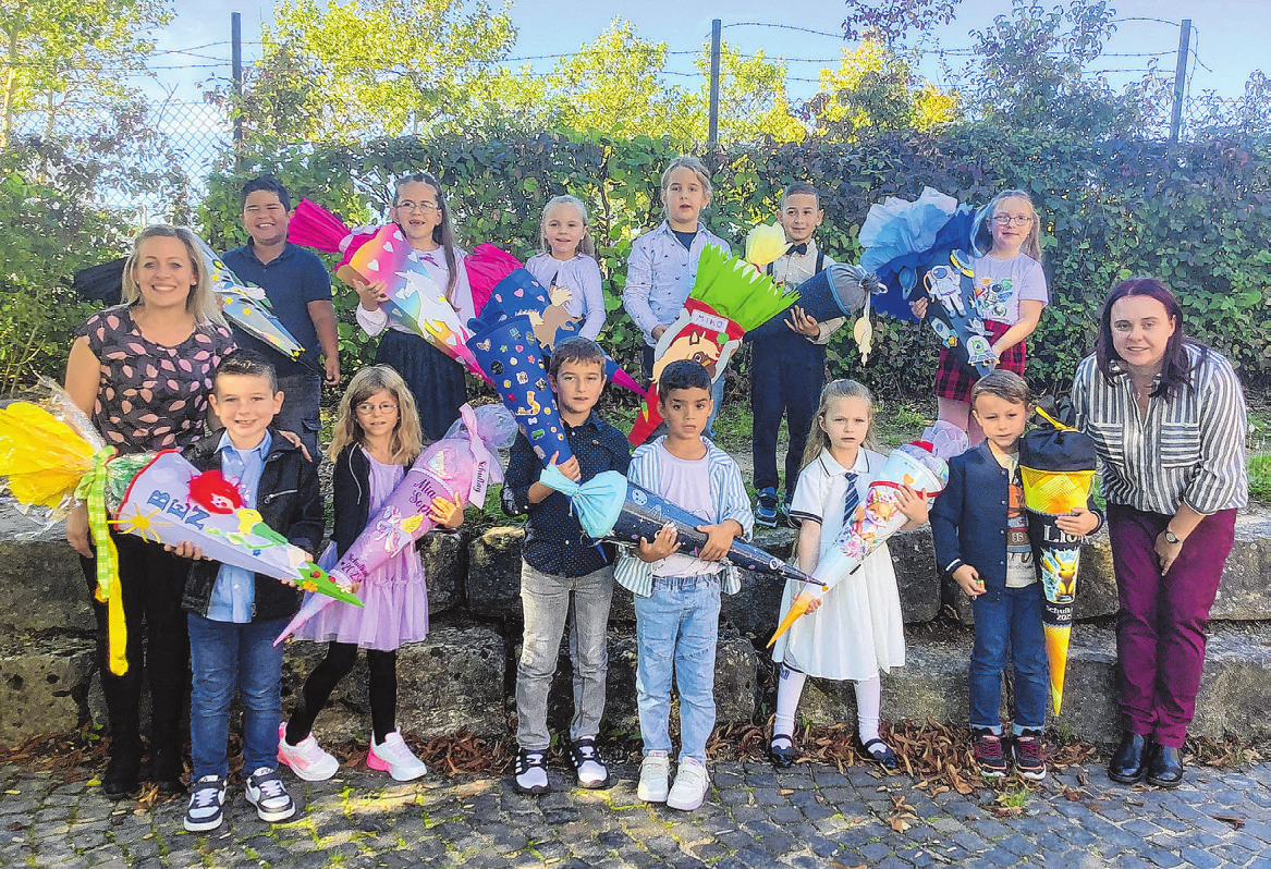 Sprachheilschule Crailsheim, Klasse 1b, Klassenlehrerin: Stephanie Praẞler Foto: Christina Gronbach