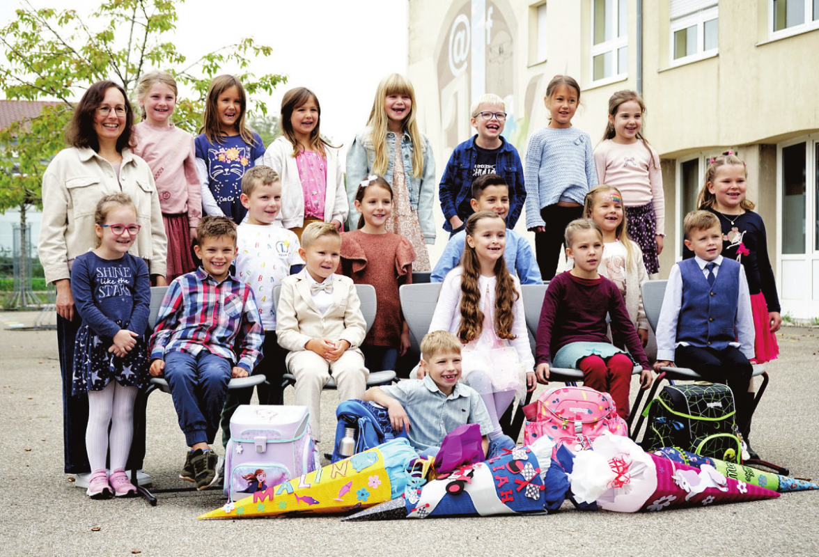 Schulzentrum Blaufelden, Klasse 1a, Klassenlehrerin: Dorothe Hofmann Foto: Schulzentrum Blaufelden