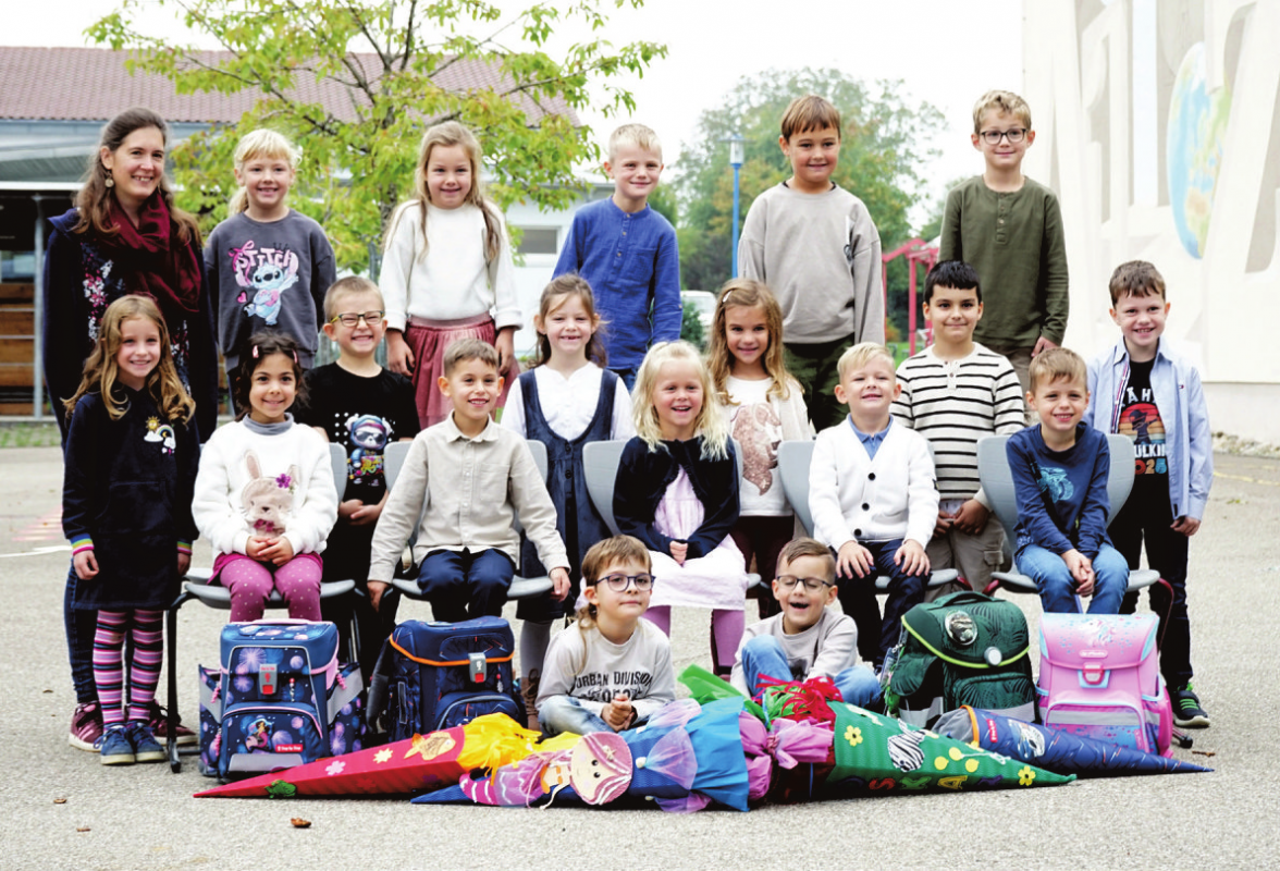 Schulzentrum Blaufelden, Klasse 1b, Klassenlehrerin: Daniela Wally Foto: Schulzentrum Blaufelden