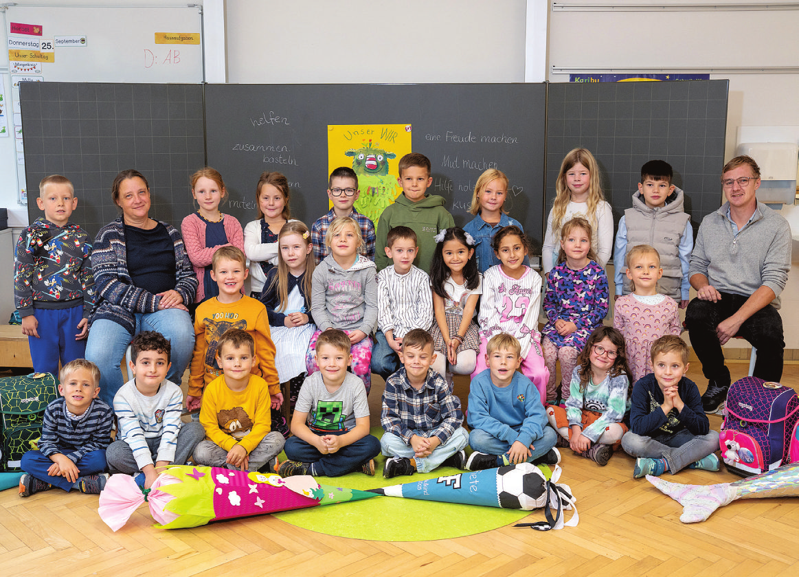 Grundschule Gerabronn, Klasse 1a, Klassenlehrerin: Ute Graf-Autenrieth Foto: Grundschule Gerabronn