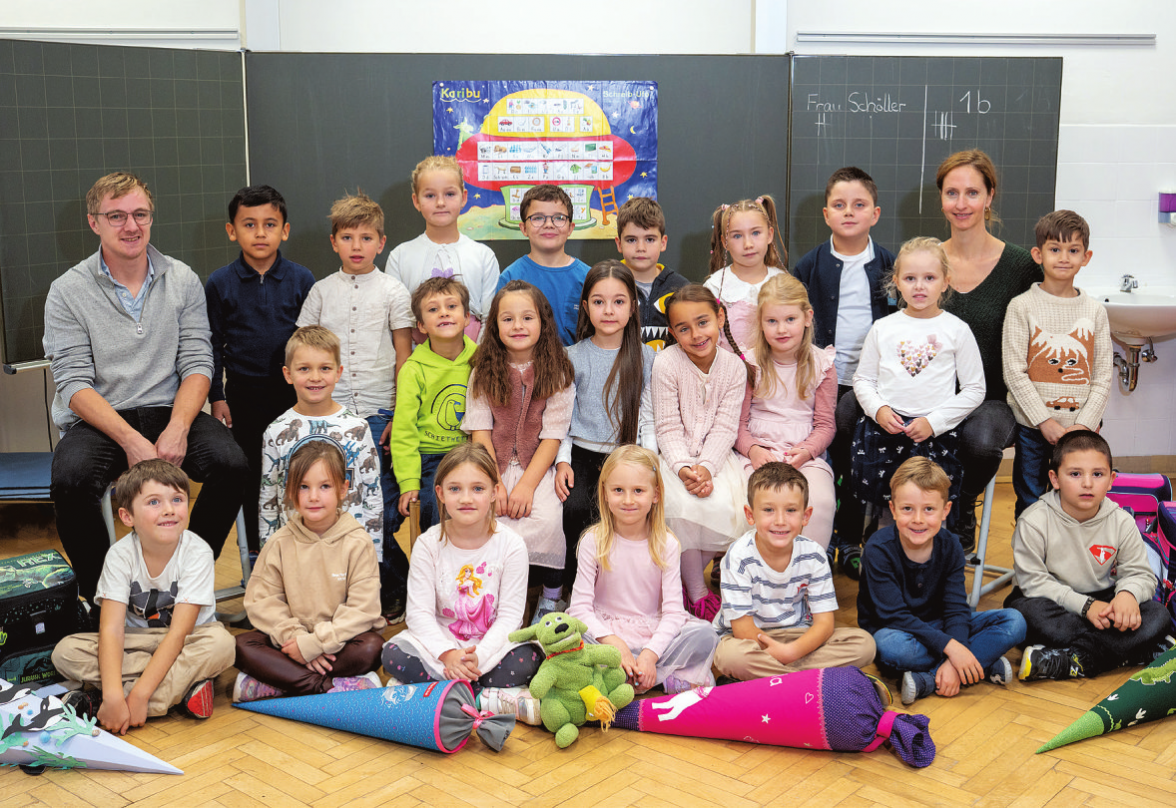 Grundschule Gerabronn, Klasse 1b, Klassenlehrerin: Kristin Schöller Foto: Grundschule Gerabronn