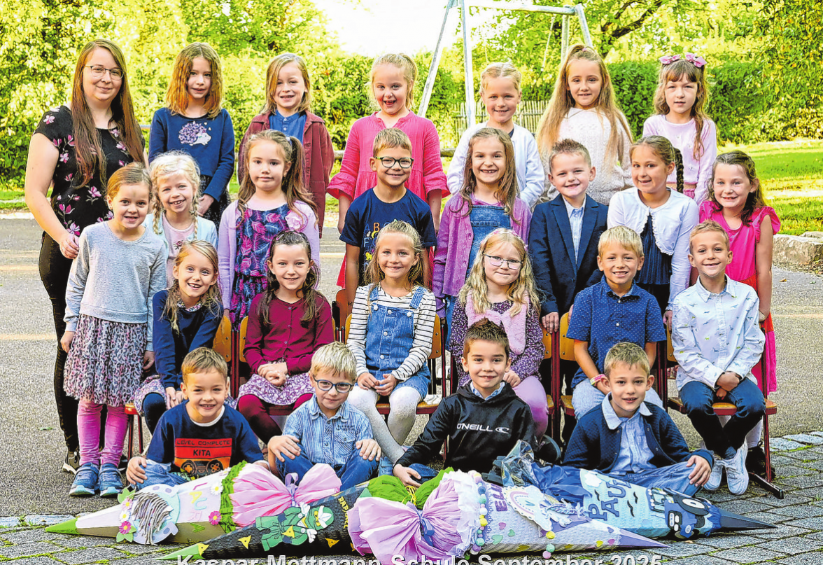 Kaspar-Mettmann-Schule Stimpfach, Klasse 1, Klassenlehrerin: Tanja Renoth Foto: Top-Fotografie Rau