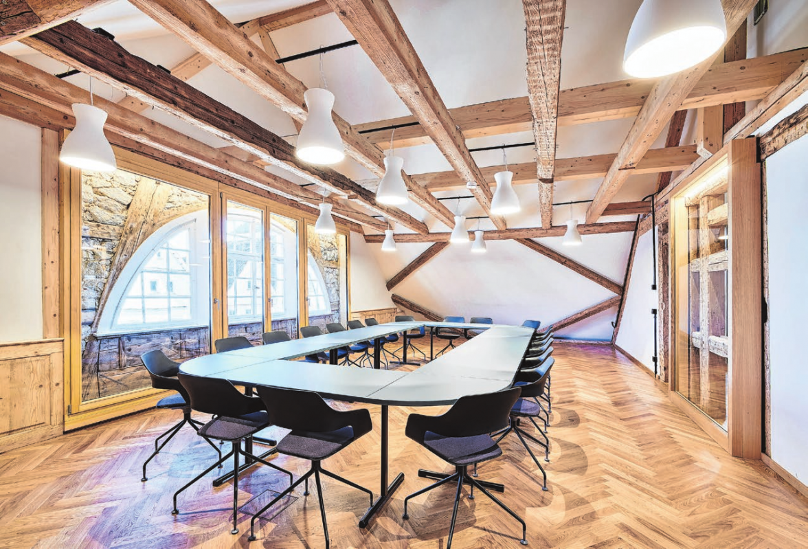 Der Besprechungsraum in der Alten Hofapotheke in Hechingen.