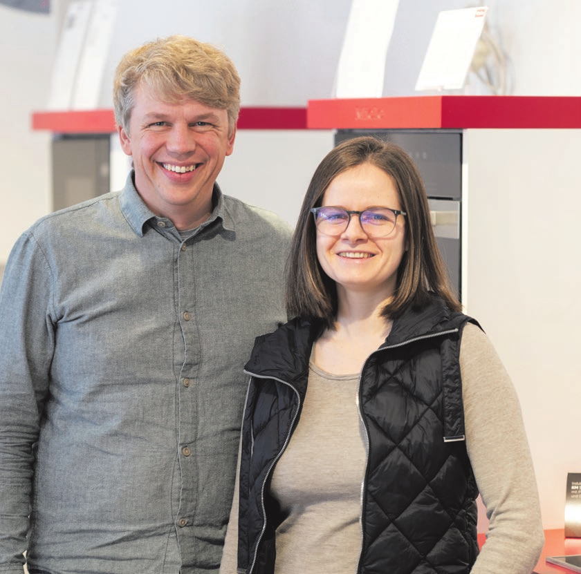 Simon Löw und Annika Mühleisen führen das Unternehmen, das in Börtlingen auch einen Ladenverkauf hat.