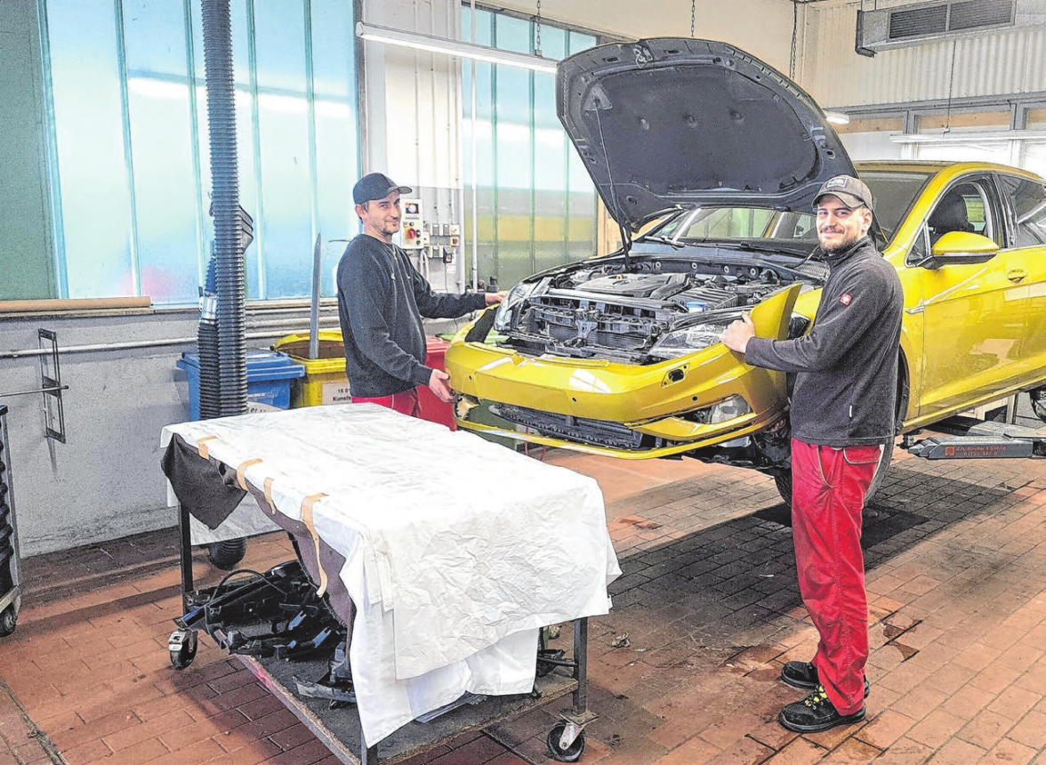 Das Auto ist beim Autohaus Kleinmann in den besten Händen.
