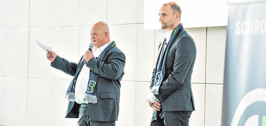 Firmengründer Andreas Schröder und Sohn Dominic.