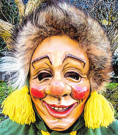 Der „Klammhoka“ war einst ein Zimmermannswerkzeug und ein Spitzname für die Felldorfer. Die Figur gibt es seit 1981.