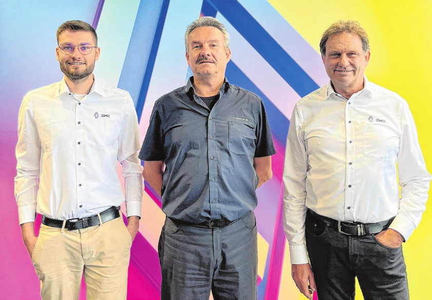 Die Geschäftsführung (von links): Joshua Link, Bernd Korn und Frank Link. Foto: Unternehmen